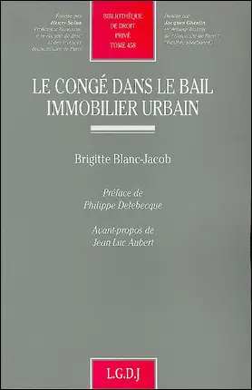 Le congé dans le bail immobilier urbain