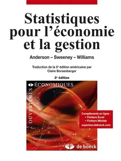 Statistiques pour l'économie et la gestion