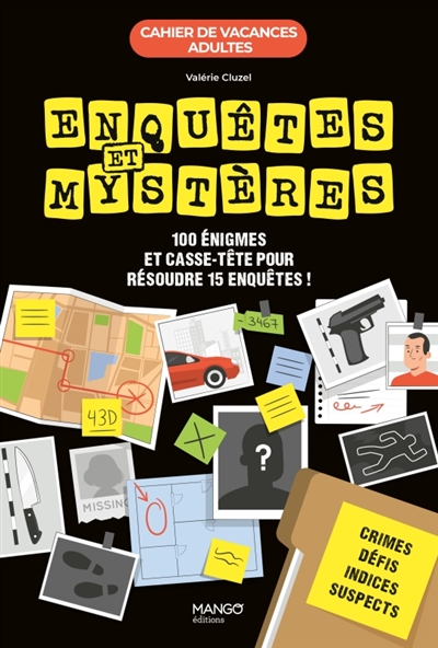 Cahier de vacances enquêtes et mystères