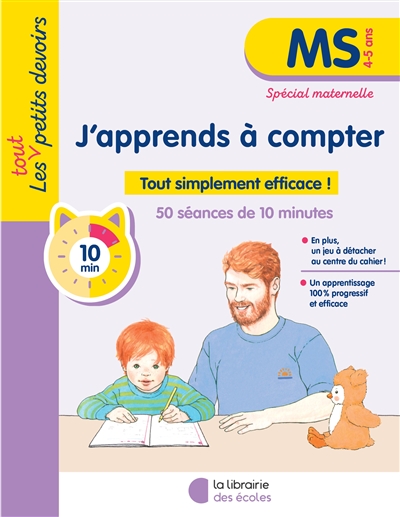 J'apprends à compter, MS, 4-5 ans : tout simplement efficace pour les premiers apprentissages !