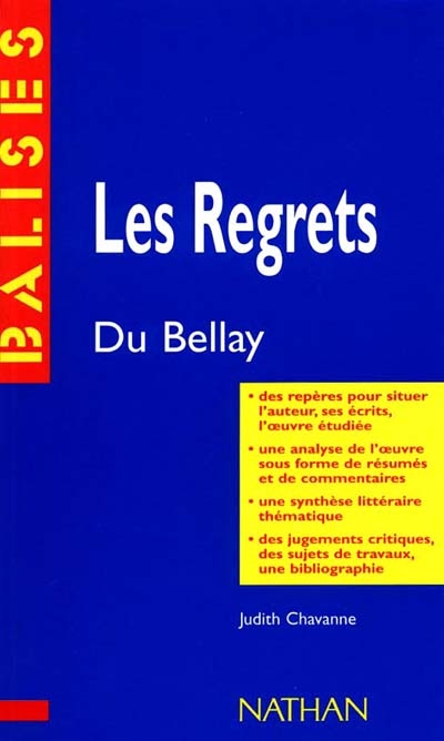 Les regrets, Du Bellay
