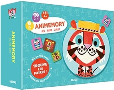 p'tit jeu de memory : les animaux en vacances