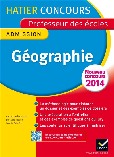 Géographie : admission : nouveau concours 2014