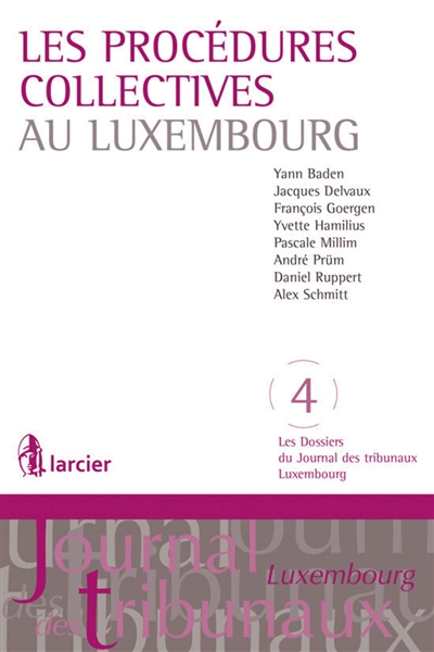 les procédures collectives au luxembourg