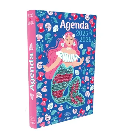 Agenda 2025-2026 : Sirène à sequins