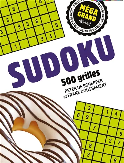 Méga grand : Sudoku : 500 grilles