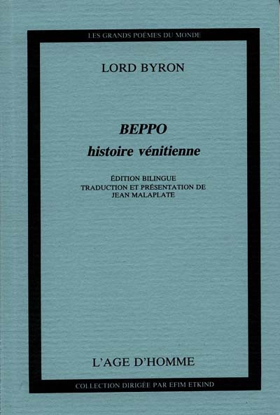Beppo : histoire vénitienne