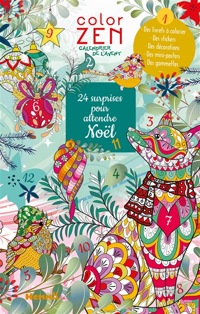 24 surprises pour attendre Noël : calendrier de l'Avent - Librairie Mollat  Bordeaux