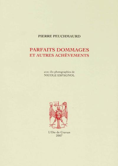 Parfaits dommages et autres achèvements