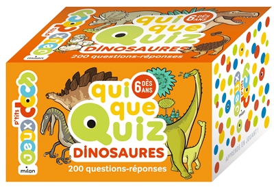 Quiquequiz dinosaures : 200 questions-réponses