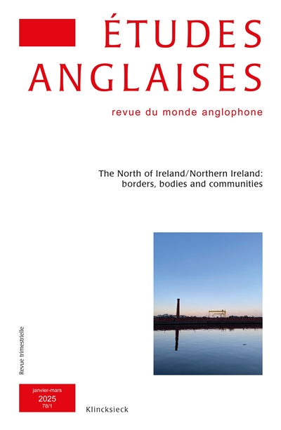 Etudes anglaises, n° 78-1....