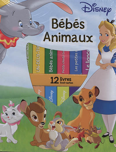 Bébés animaux : 12 livres tout-carton