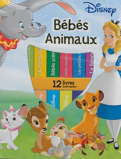 Bébés animaux : 12 livres tout-carton