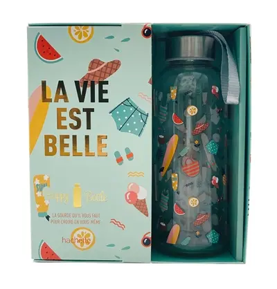 Happy bottle : la vie est belle : la gourde qu'il vous faut pour croire en vous-même