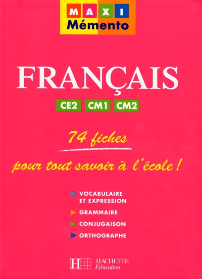 Français, CE2, CM1, CM2