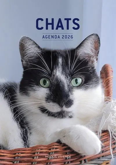 Chats : Agenda 2026 : Soyez heureux au gré des ronrons !