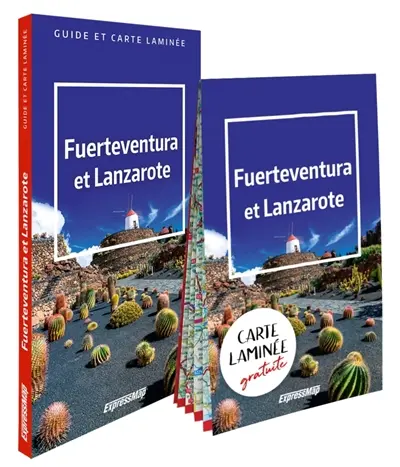 Fuerteventura et Lanzarote : guide et carte laminée
