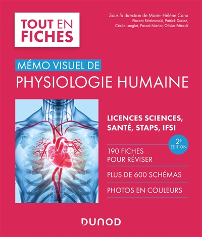 Mémo visuel de physiologie humaine : licences sciences, santé, STAPS, IFSI