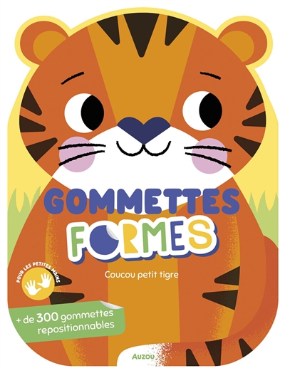 coucou petit tigre : gommettes formes