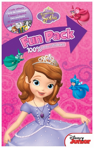 Princesse Sofia : fun pack 100 % colo et stickers