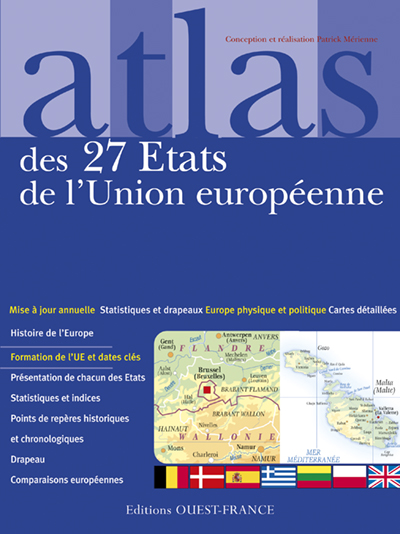 Atlas des 17 Etats de L'union Européenne