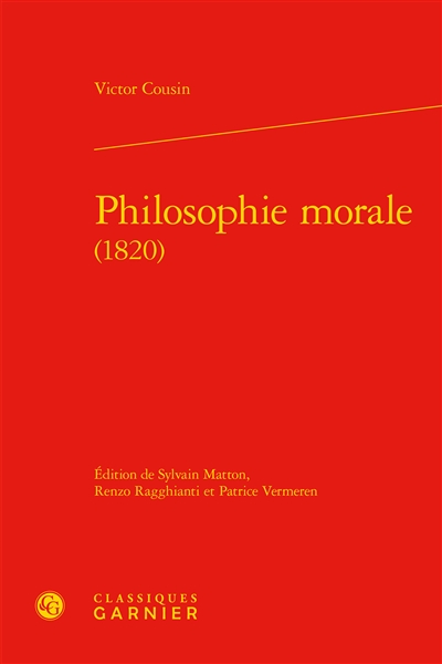Philosophie morale (1820)