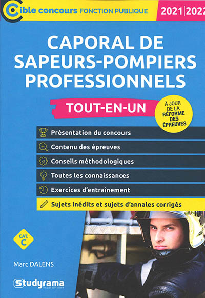 Caporal de sapeurs-pompiers professionnels : tout-en-un, cat. C : 2021-2022