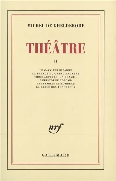 Théâtre. Vol. 2