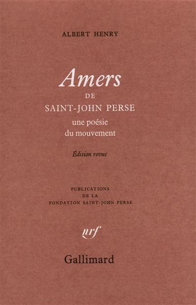 Amers, de Saint-John Perse : une poésie du mouvement
