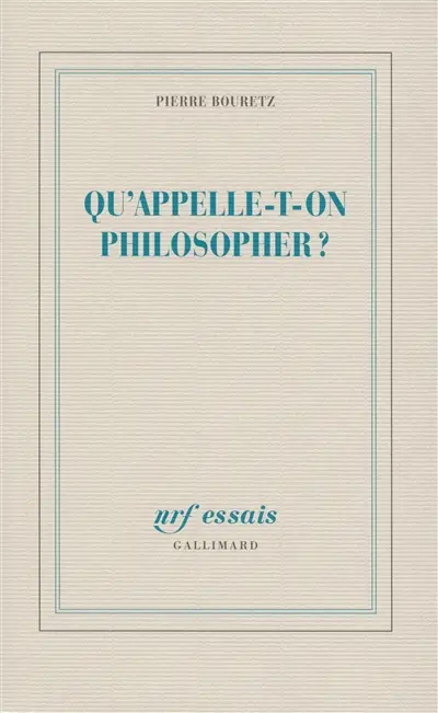 Qu'appelle-t-on philosopher ?