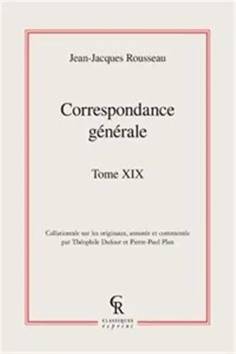 Correspondance générale. Vol. 19