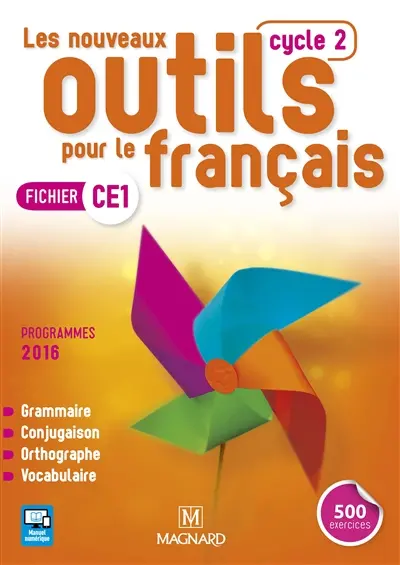 Les nouveaux outils pour le français, cycle 2, fichier CE1 : programmes 2016