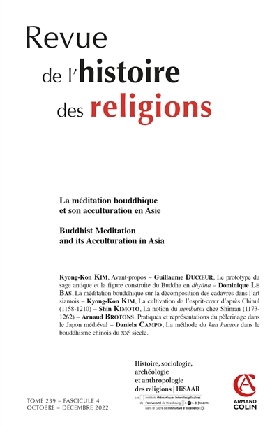 Revue de l'histoire des...
