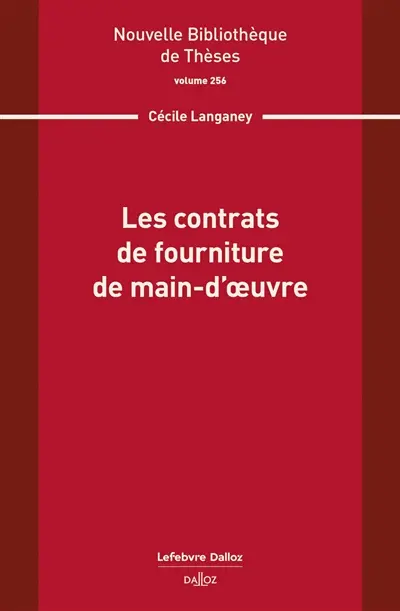 Les contrats de fourniture de main-d'oeuvre