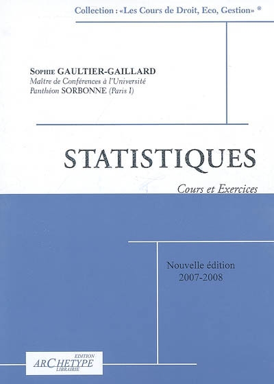 Statistiques : cours et exercices
