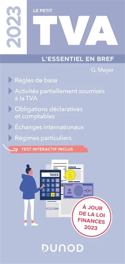 Le petit TVA 2023 : l'essentiel en bref