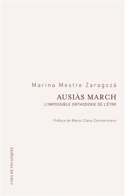 Ausiàs March : l'impossible orthodoxie de l'être