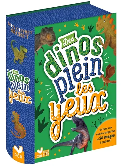 Des dinos plein les yeux : mon coffret secret
