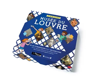 Musée du Louvre : le jeu de société : un jeu d'observation avec 200 questions