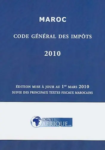 Maroc, Code général des impots 2010