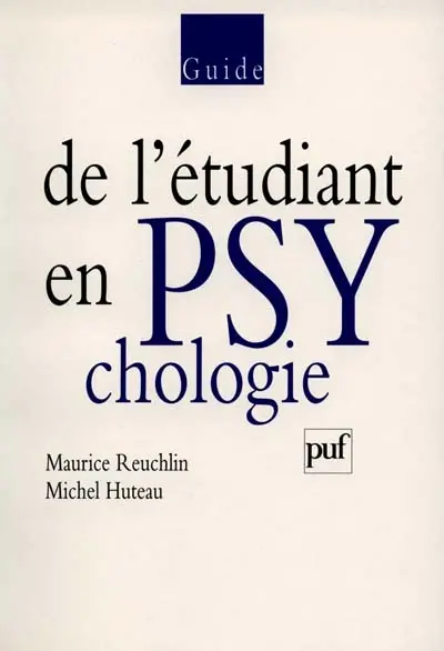 Guide de l'étudiant en psychologie