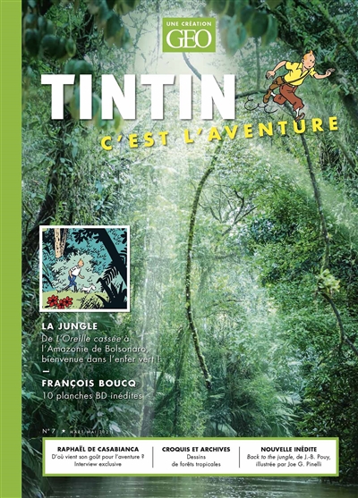 Tintin, c'est l'aventure, n° 7. La jungle : de L'oreille cassée à l'Amazonie de Bolsonaro, bienvenue dans l'enfer vert !