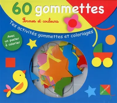 Formes et couleurs : 60 gommettes