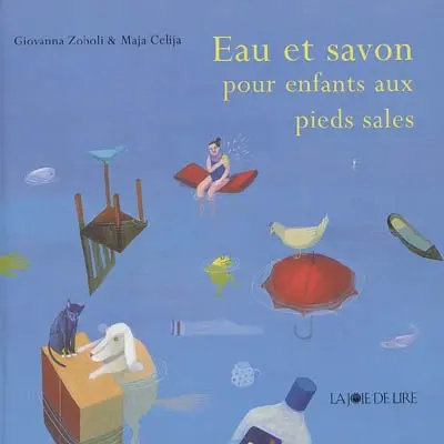 Eau et savon pour enfants aux pieds sales