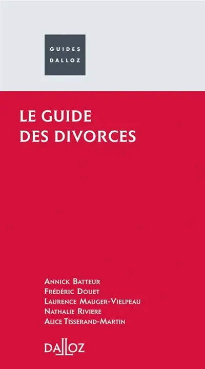 Le guide des divorces