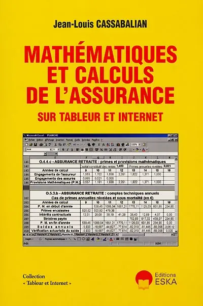 Mathématiques et calculs de l'assurance sur tableur et Internet