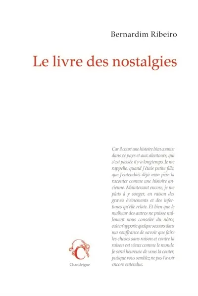Le livre des nostalgies