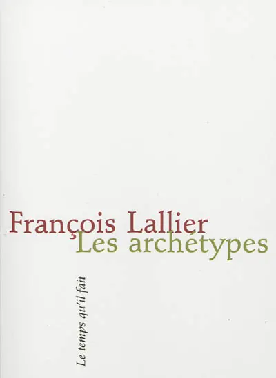 Les archétypes : poèmes