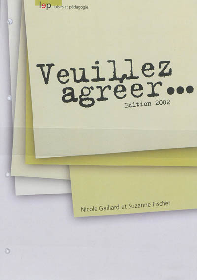 Veuillez agréer...