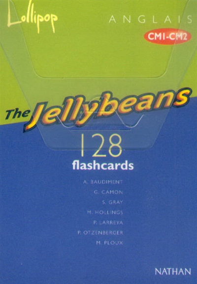 Lollypop, anglais, CM1-CM2 : the Jellybeans : 128 flashcards